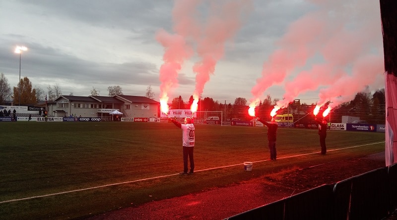 Elverum Stadion tifo