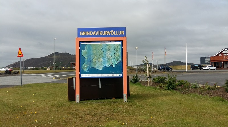 Grindavikurvöllur sign