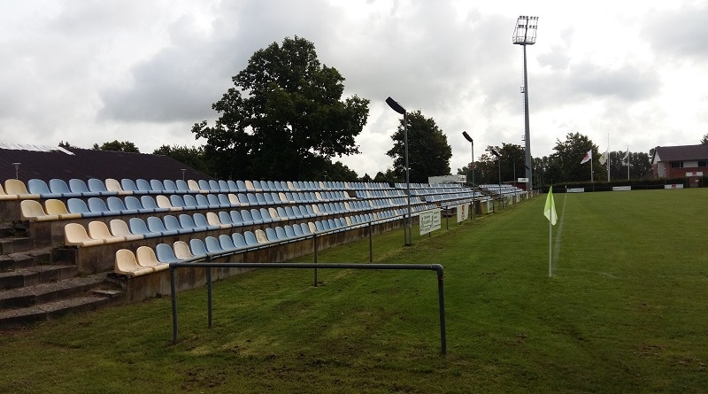 Ølstykke Stadion main stand