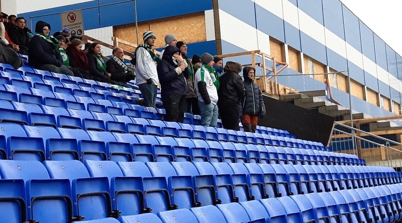 HamKam fans enjoying their stay in the north!