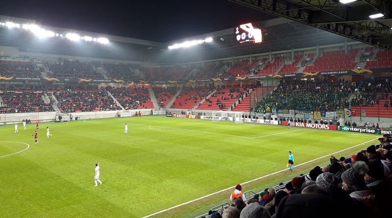 City Arena Trnava Fenerbache fans