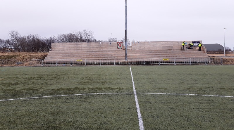 Vadsø Stadion main stand - Norild IL