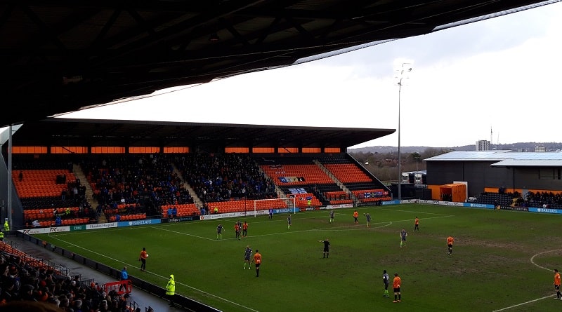 The Hive Stadium away-stand